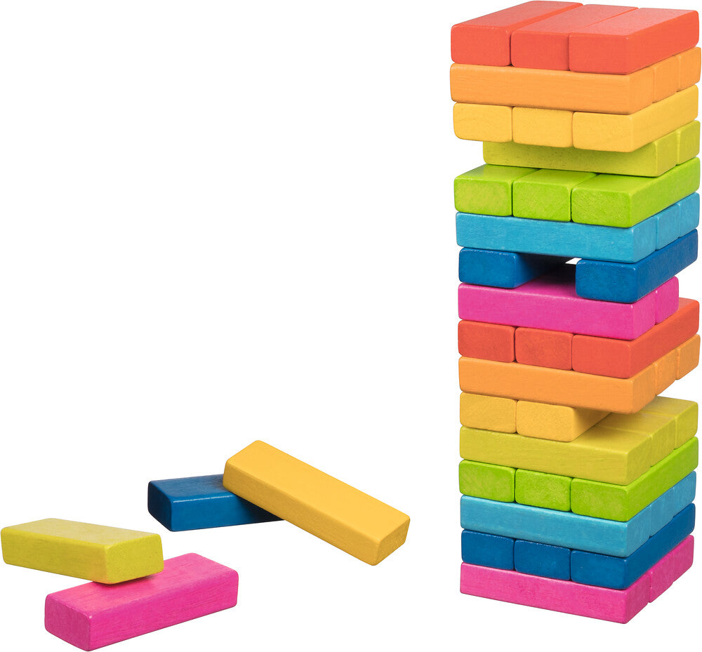 Goki - Geschicklichkeitsspiel Wackelturm Regenbogen Bild 3