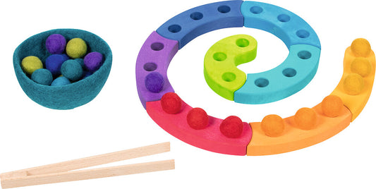 Goki - Farbsortierspiel und Adventsspirale Bild 1