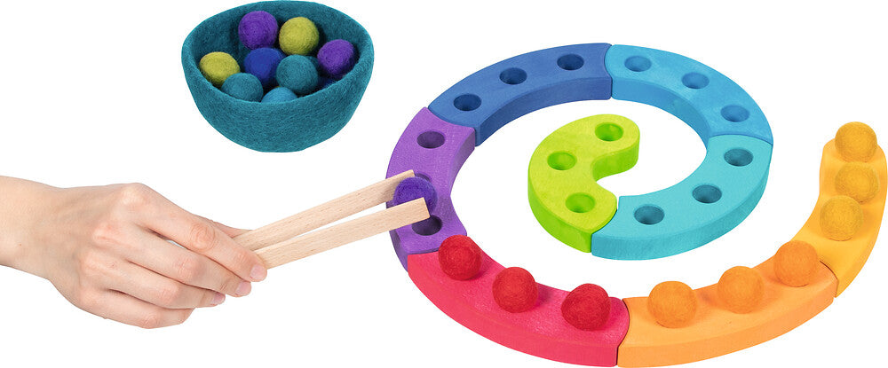 Goki - Farbsortierspiel und Adventsspirale Bild 4