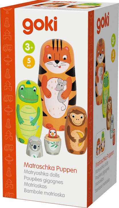 Goki - Matroschka Puppen, Tiger Tavi und seine Freunde Bild 6