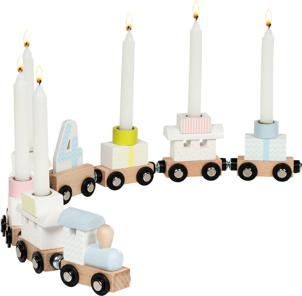 Goki - Geburtstagszug pastell mit Magnetverbindung Bild 4