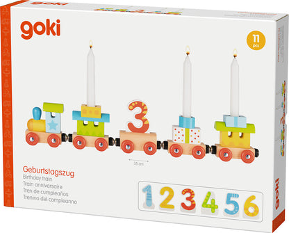 Goki - Geburtstagszug mit Magnetverbindung Bild 4