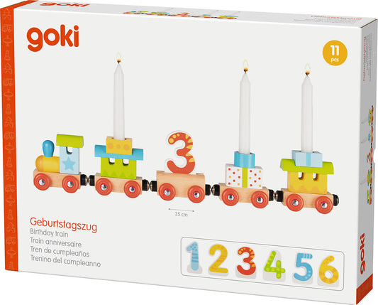 Goki - Geburtstagszug mit Magnetverbindung Bild 4