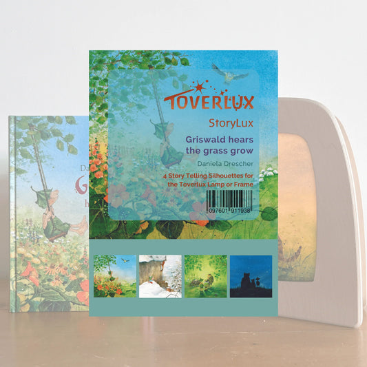 TOVERLUX StoryLux, Griswald hört das Gras wachsen, 4 Silhouetten für Lampe