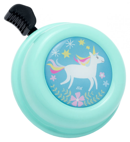 Liix - Fahrradklingel Happy Unicorn Pastel, Grün