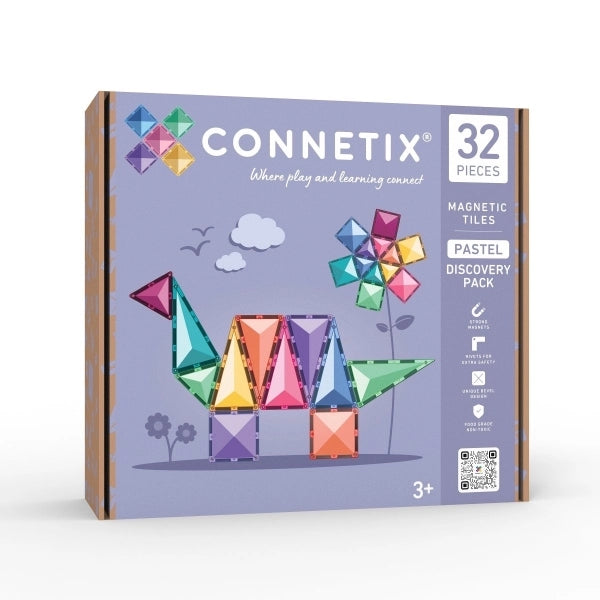 Connetix - Magnetbausteine Pastel Discovery - Pack 32 Teile