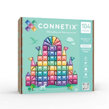 Connetix - Magnetbausteine Pastel Creative Pack - 104 Teile