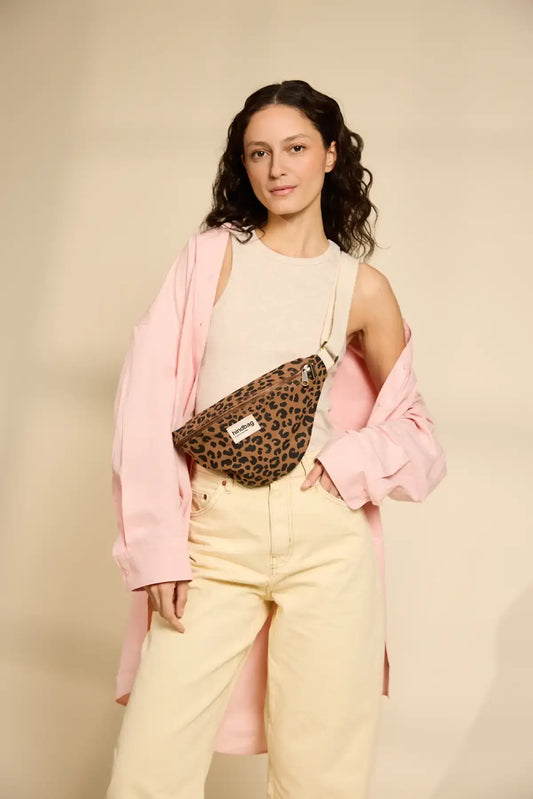 Hindbag - Gürteltasche Olivia Leopard Zimt