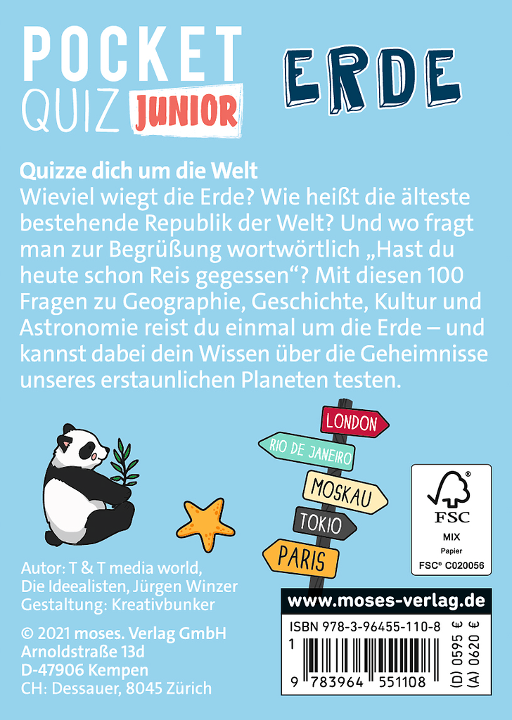 Moses - Pocket Quiz junior Erde Bild 6