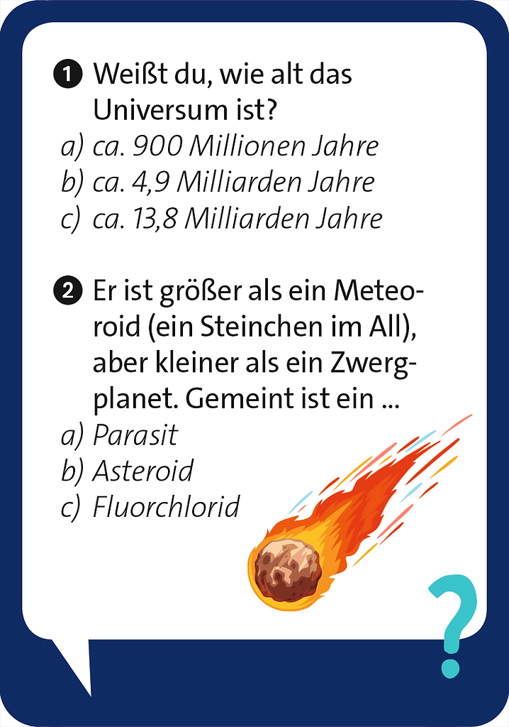 Moses - Pocket Quiz junior Weltraum Bild 2