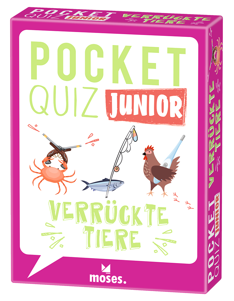Moses - Pocket Quiz junior Verrückte Tiere Bild 1