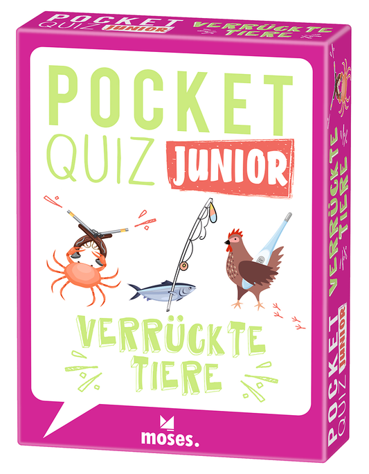 Moses - Pocket Quiz junior Verrückte Tiere Bild 1