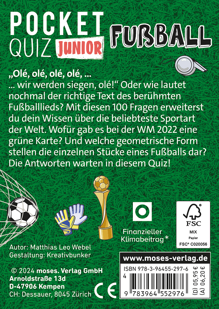 Moses - Pocket Quiz junior Fußball Bild 4