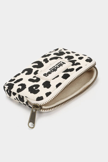 Hindbag - Geldbörse Lili Leopard Ecru