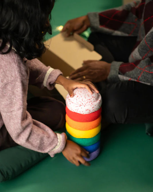 Stapelstein® Blush Special Original Mini rainbow + Gratis mini Stein