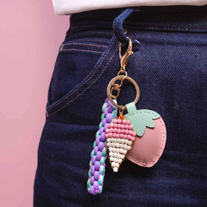 La Petite Épicerie - DIY Set Anhänger - Erdbeermilch