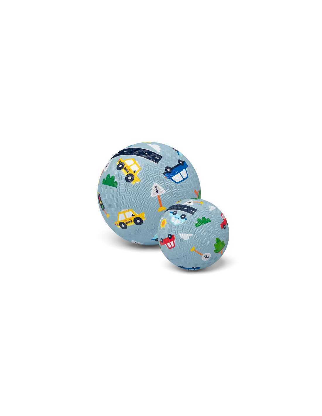 Blauer Griffball Little L mit Auto-Motiv für Kleinkinder