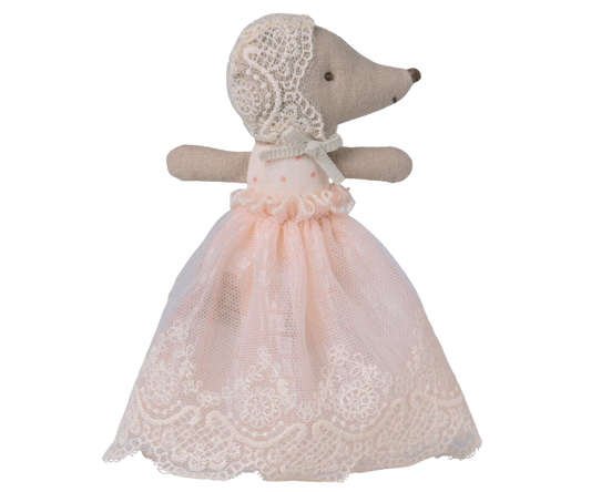 Maileg - Baby Maus im Kleid – Powder