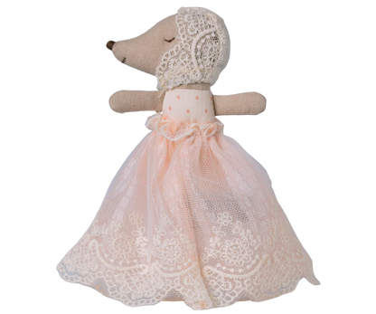 Maileg - Baby Maus im Kleid – Powder
