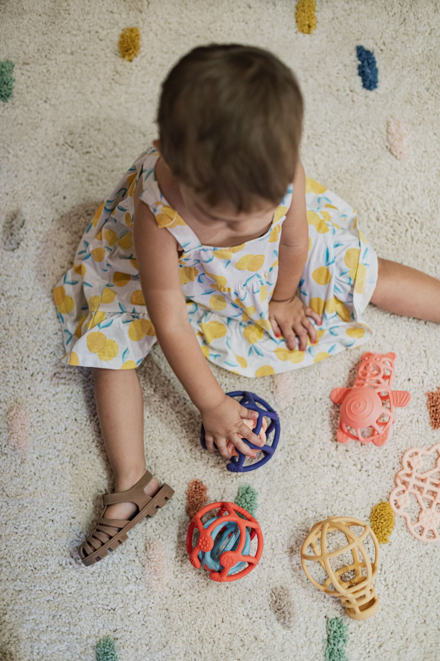 Petit Boum - Sensorikspielzeug 2 Sensory Balls - lila und pink
