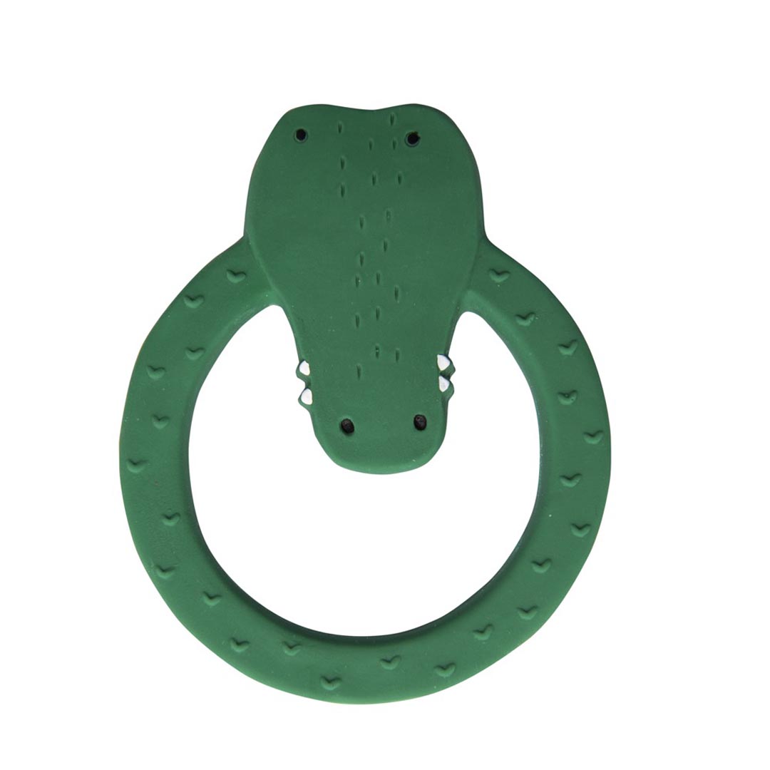 Beißring Mr. Crocodile aus Naturkautschuk von Trixie in Krokodilform