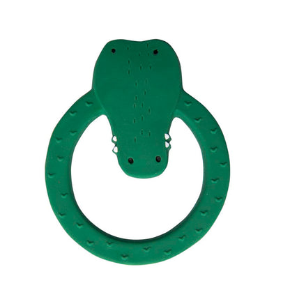 Beißring Mr. Crocodile aus Naturkautschuk von Trixie in Krokodilform