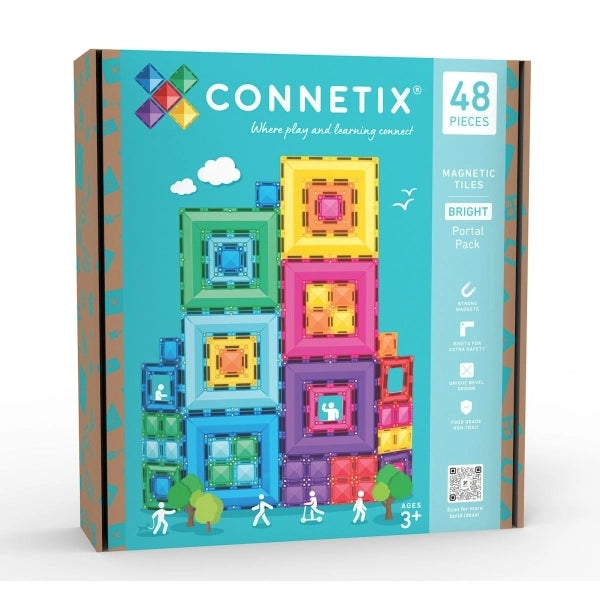 Connetix - Magnetbausteine Bright Portal Pack 48-tlg.