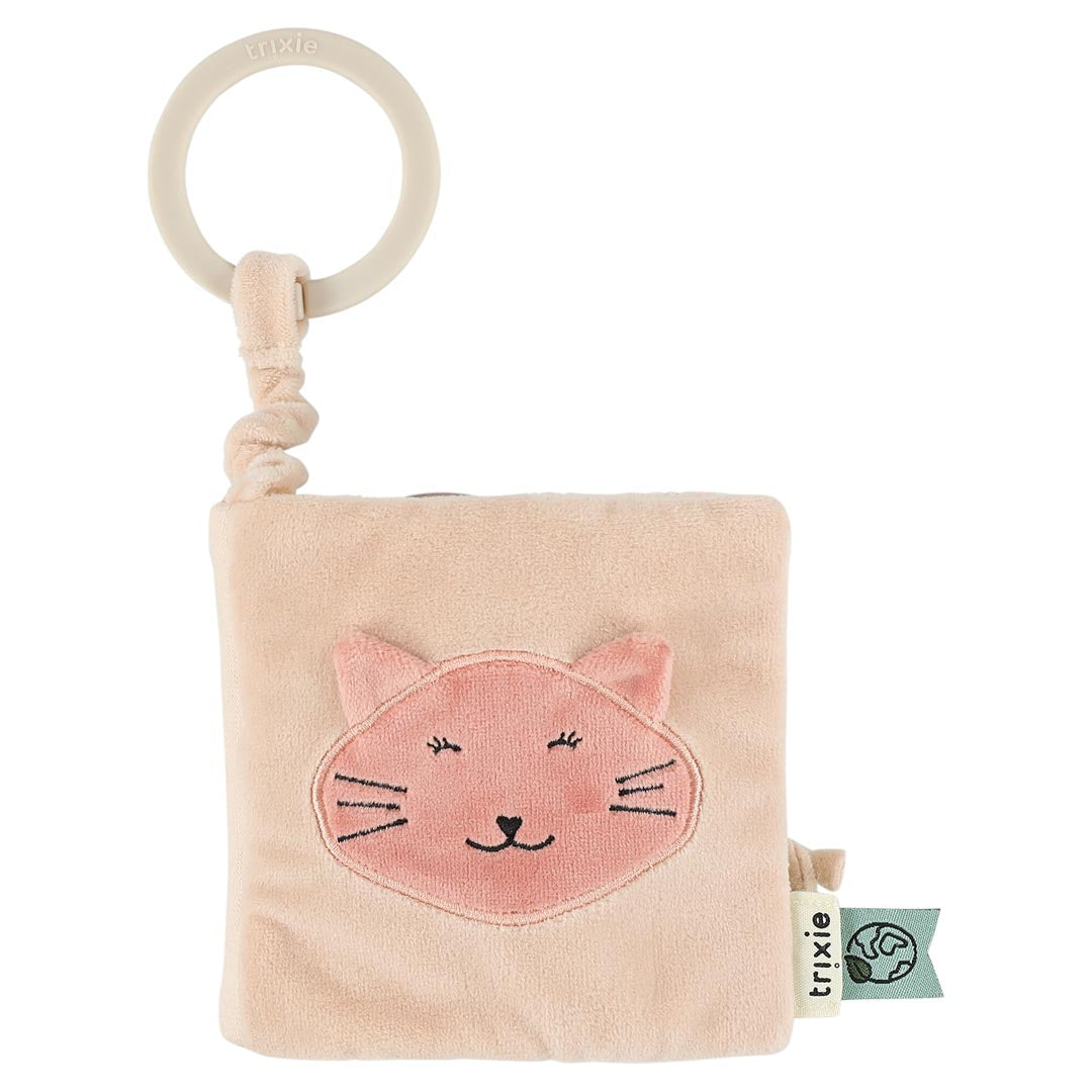 Sensorisches Buggy Buch Mrs. Cat von Trixie mit verschiedenen Texturen und weichen Stoffen