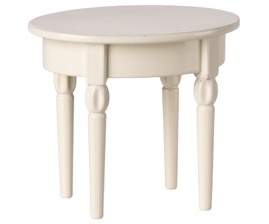 Maileg Vintage Beistelltisch für Mäuse in Creme aus Metall mit vier geformten Beinen