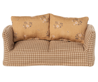 Miniatur-Couch Mable von Maileg für Puppenhaus, beige Polstersofa