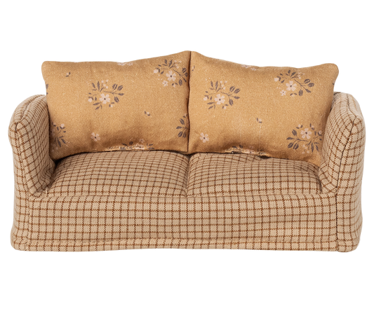 Miniatur-Couch Mable von Maileg für Puppenhaus, beige Polstersofa