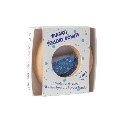 Petit Boum - Sensorikspielzeug Calm Donut - Blau