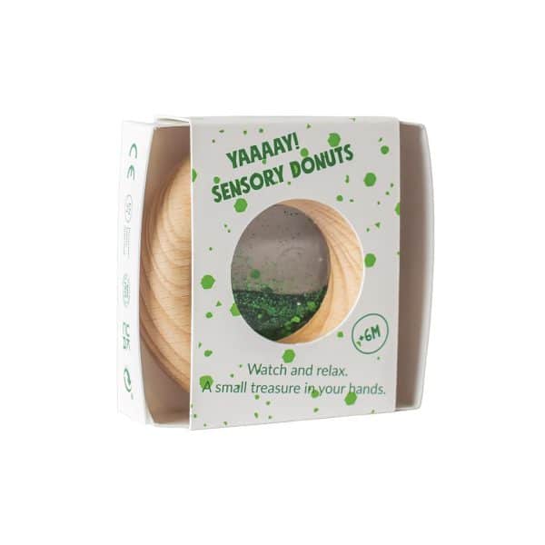 Petit Boum - Sensorikspielzeug Calm Donut - Türkis