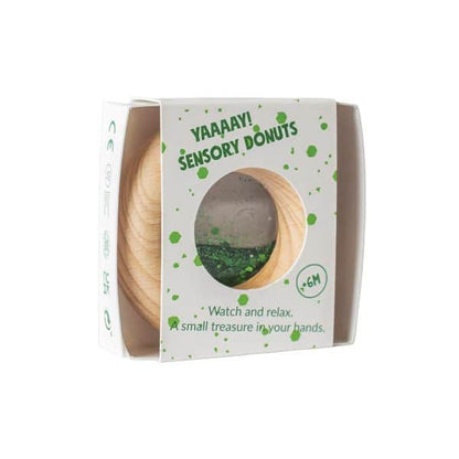 Petit Boum - Sensorikspielzeug Calm Donut - Türkis