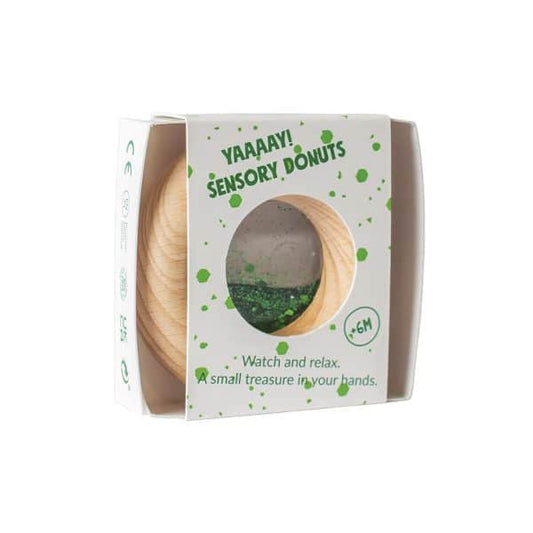 Petit Boum - Sensorikspielzeug Calm Donut - Türkis