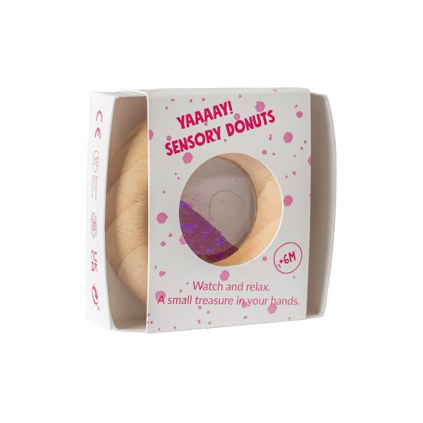 Petit Boum - Sensorikspielzeug Calm Donut - Pink