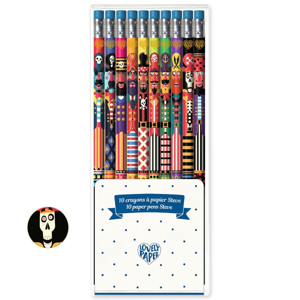 Djeco - 10 Bleistifte Steve - DD03752-B-RVB_1200