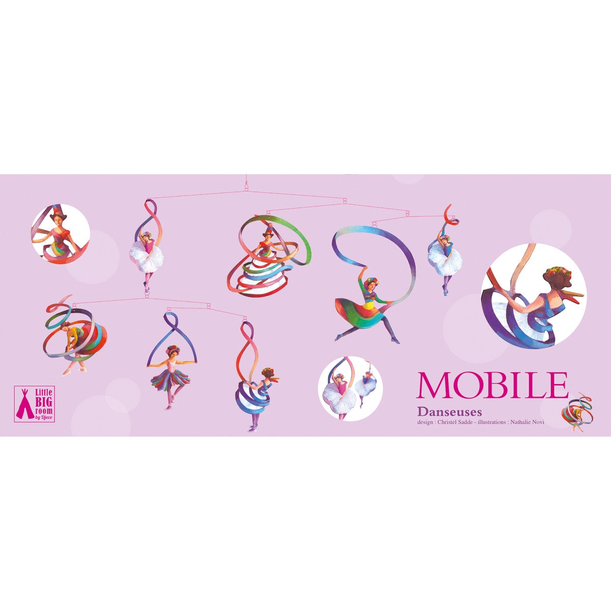 Djeco - FSC Papier Mobile: Tänzer - DD04327-B-RVB_1200