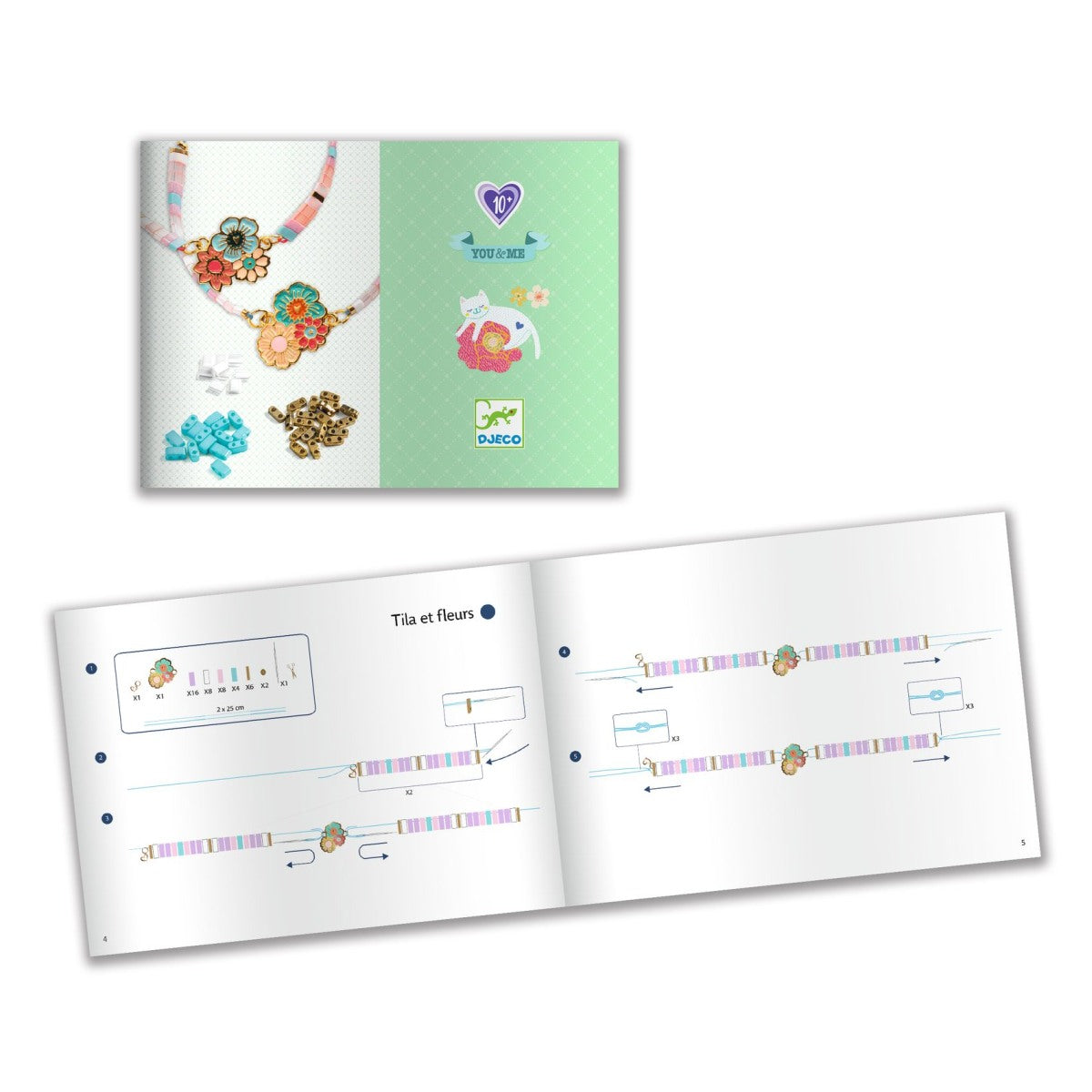 Djeco - Schmuck basteln: Blumen Bild 6