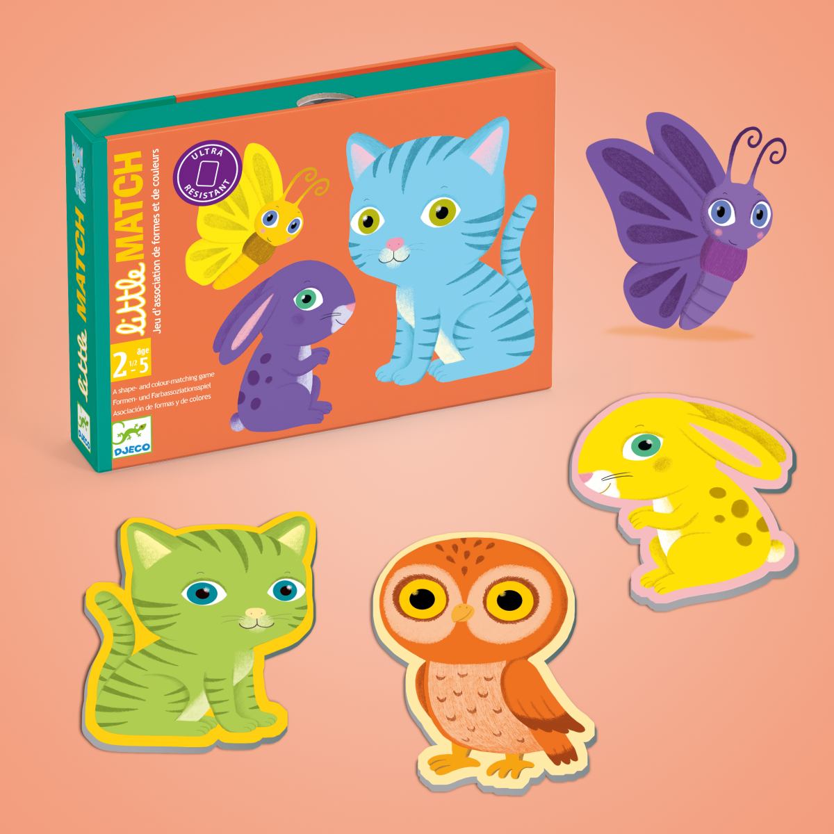 Djeco - Kartenspiel für Kleine: Little Match Bild 1