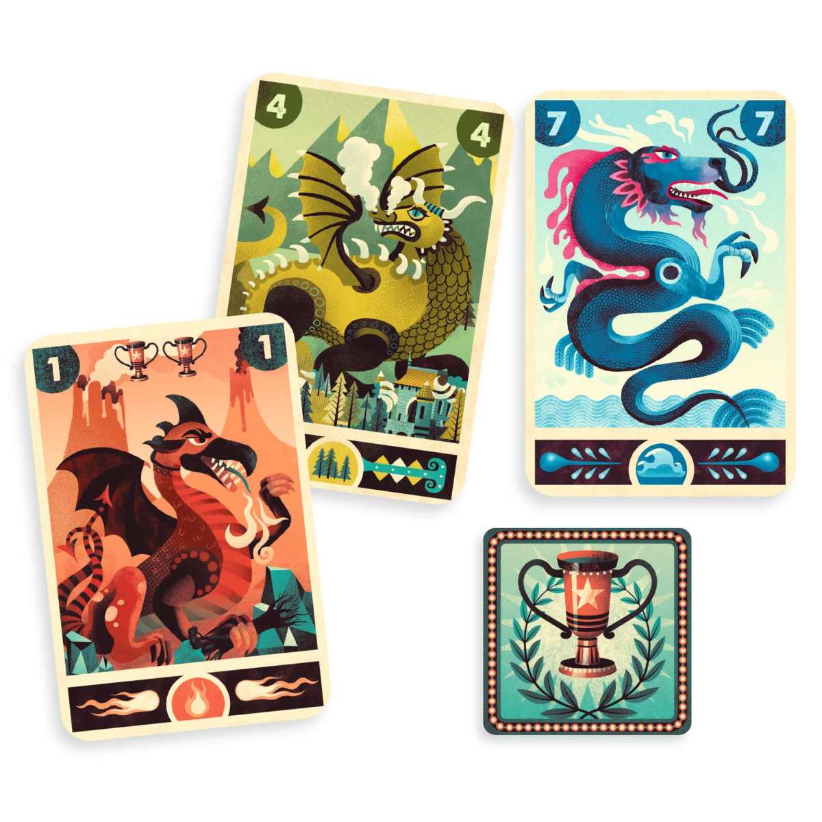 Djeco - Kartenspiele: Dragon Deck Bild 3