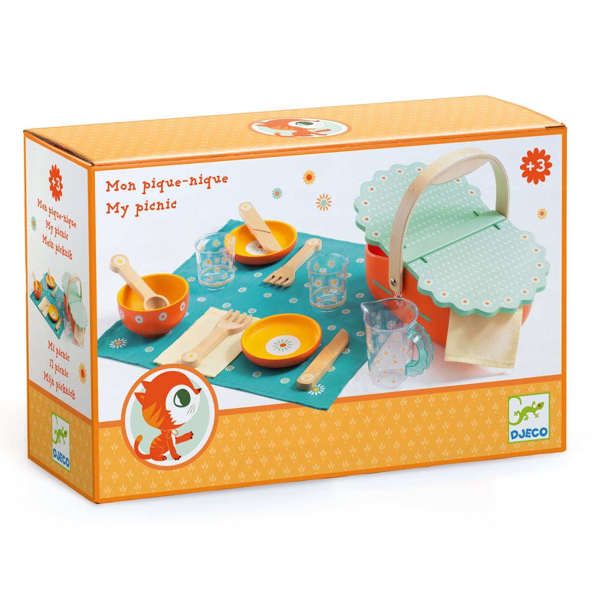 Djeco - Rollenspiel Kinderküche: Mein Picknick - DJ06527-B3D-RVB_1200