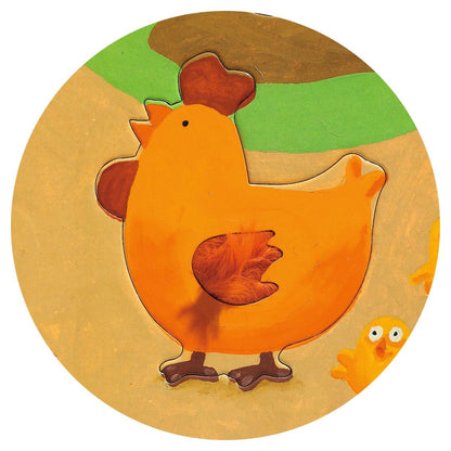 Djeco - Riesen-Fühlpuzzle: Bauernhof - 12 Teile Bild 5