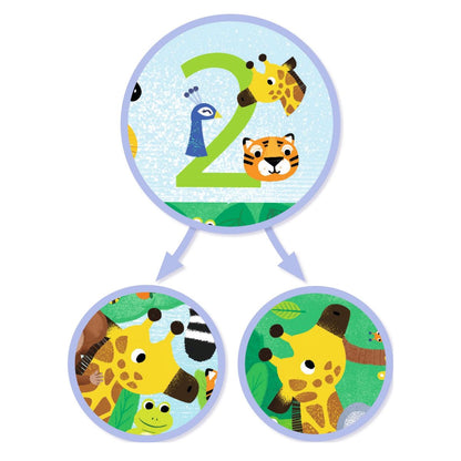 Djeco - Bodenpuzzle: 1 bis 10 Dschungel - 54 Teile Bild 6