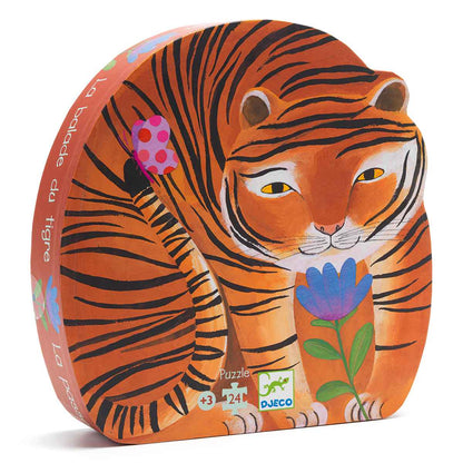 Djeco - Puzzle: Tiger - 24 Teile - DJ07201-B3D-RVB_1200