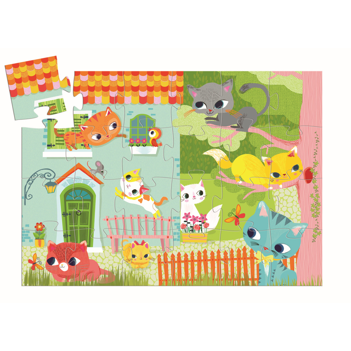 Djeco - Puzzle: Katze - 24 Teile Bild 8