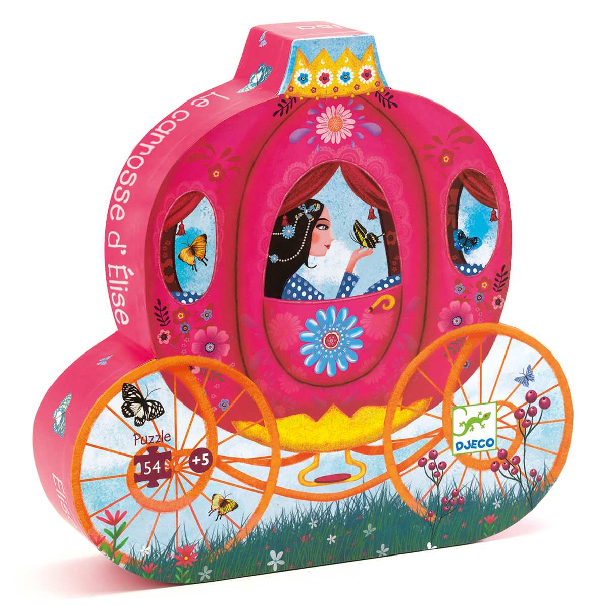 Djeco - Puzzle: Die Kutsche von Elise - 54 Teile - DJ07254-B-3D-RVB_1200
