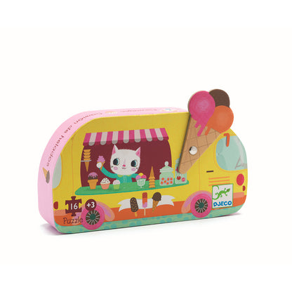 Djeco - Puzzle: Eiswagen - 16 Teile Bild 7