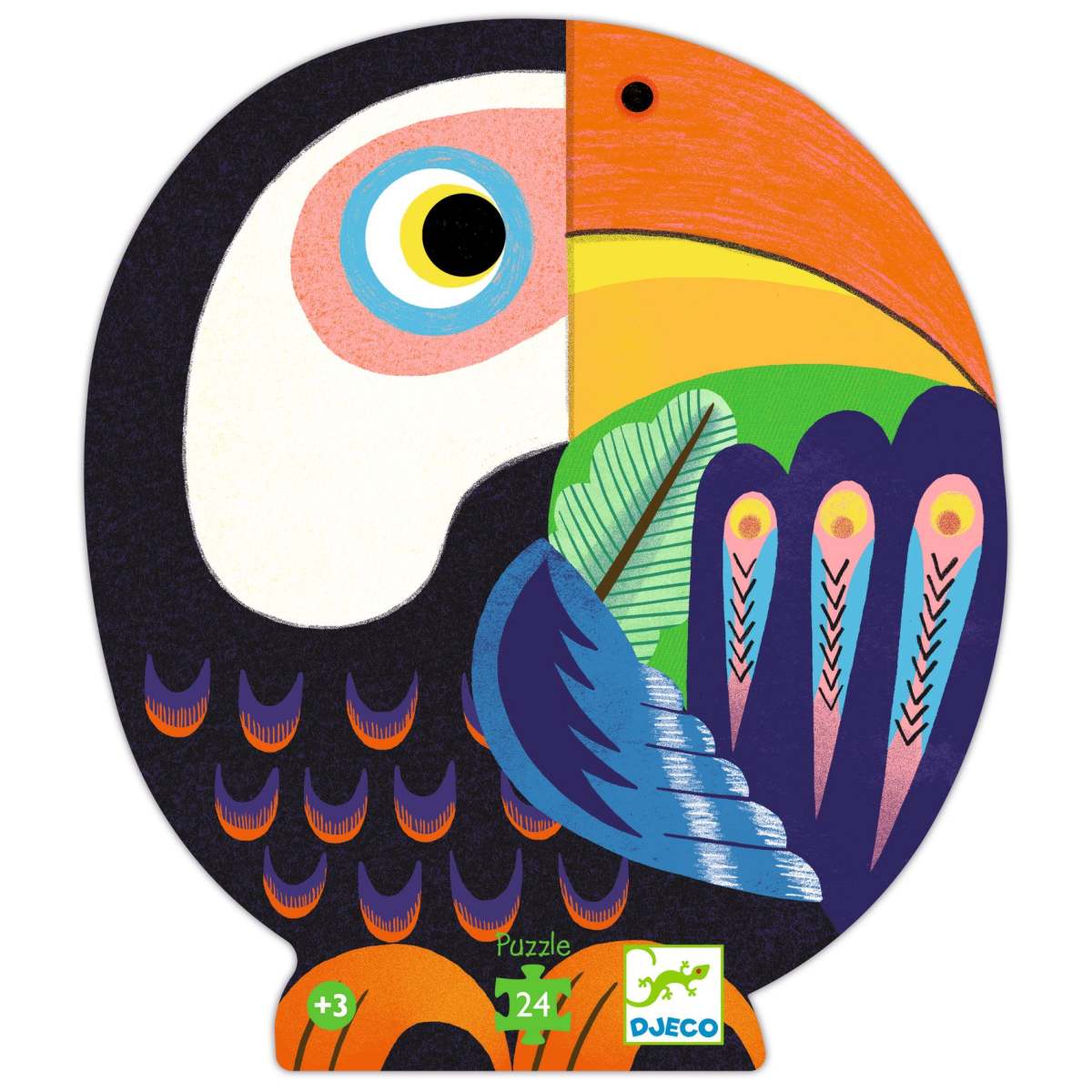 Djeco - Puzzle: Tukan - 24 Teile - DJ07283-B-RVB_1200