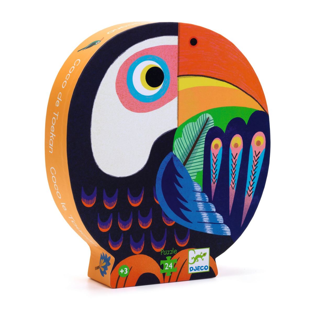 Djeco - Puzzle: Tukan - 24 Teile - DJ07283-B3D-RVB_1200